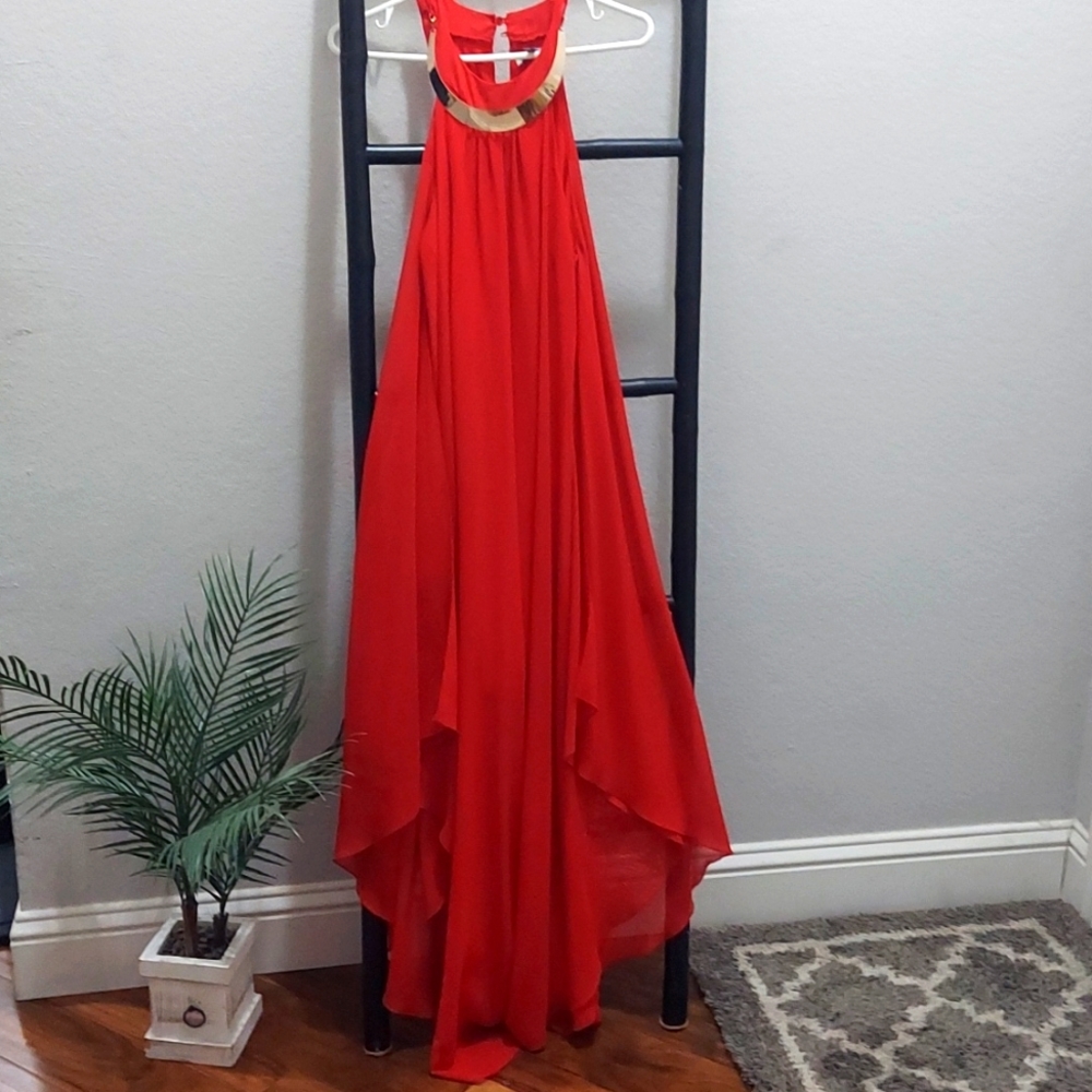 Red dress